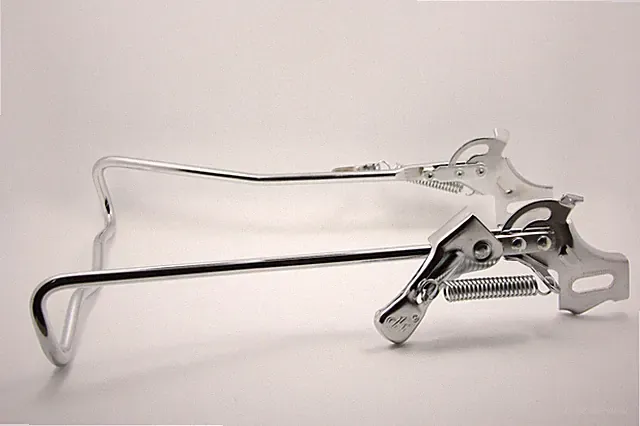 26'' Bike Bicycle Rear Kickstand Drop Stand Beach Bike Cruiser Iron Chrome