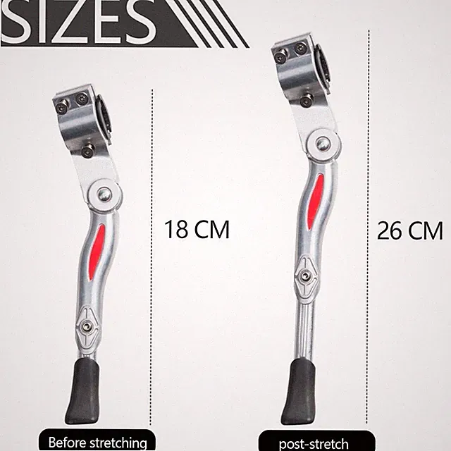 Adjustable 26cm Bicycle Kickstand Aluminum Chopper Beach Lowrider Cruiser Bike