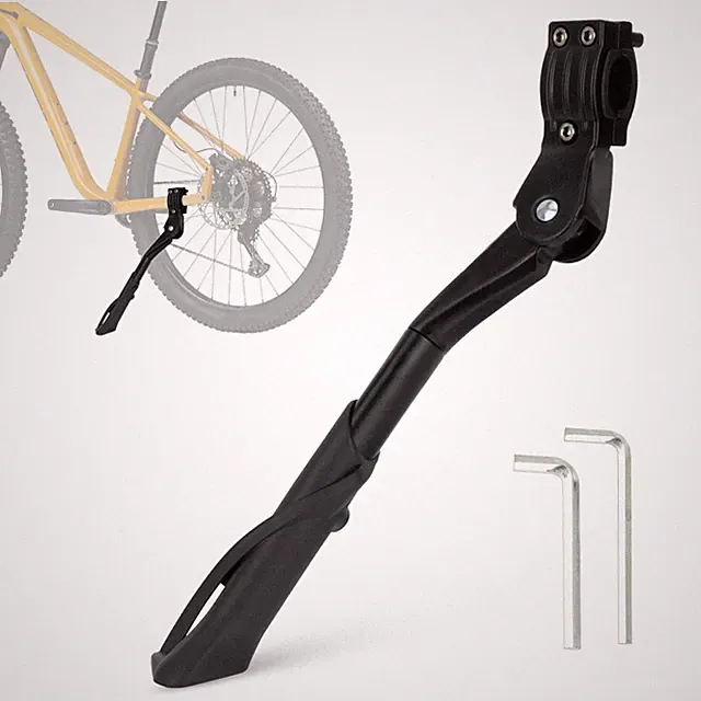 Bike Kickstand Adjustable Heavy Duty 24-29 Inch Wheels Mountain Road E-Bike