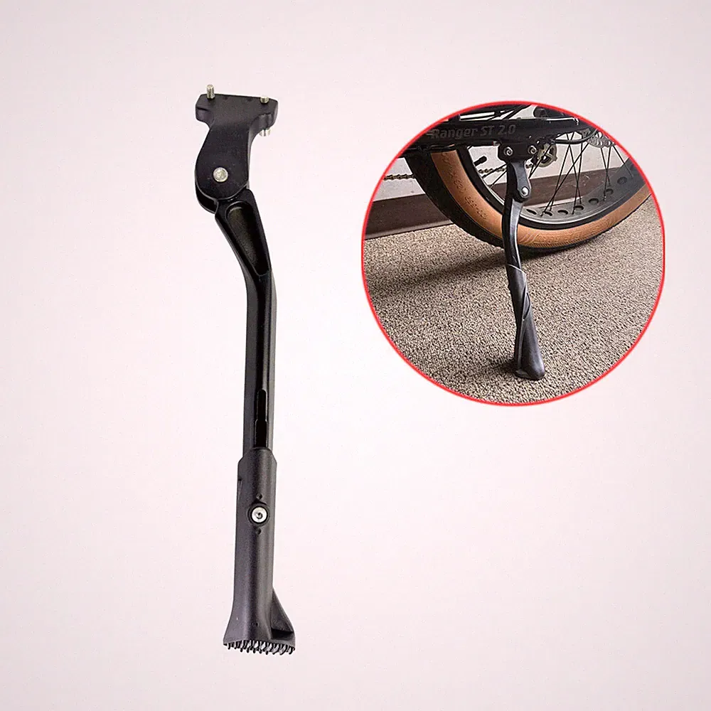 Heavey Bike Kickstand Aluminium Adjustable For 26 /27/29 in Bike and Ebike Screw